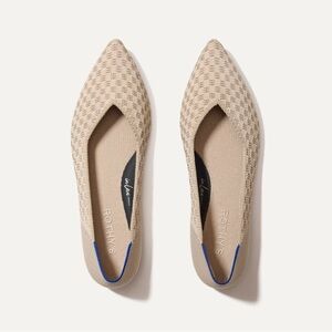 Rothy's “The Point II” Frappe Basketweave  Textured Flats